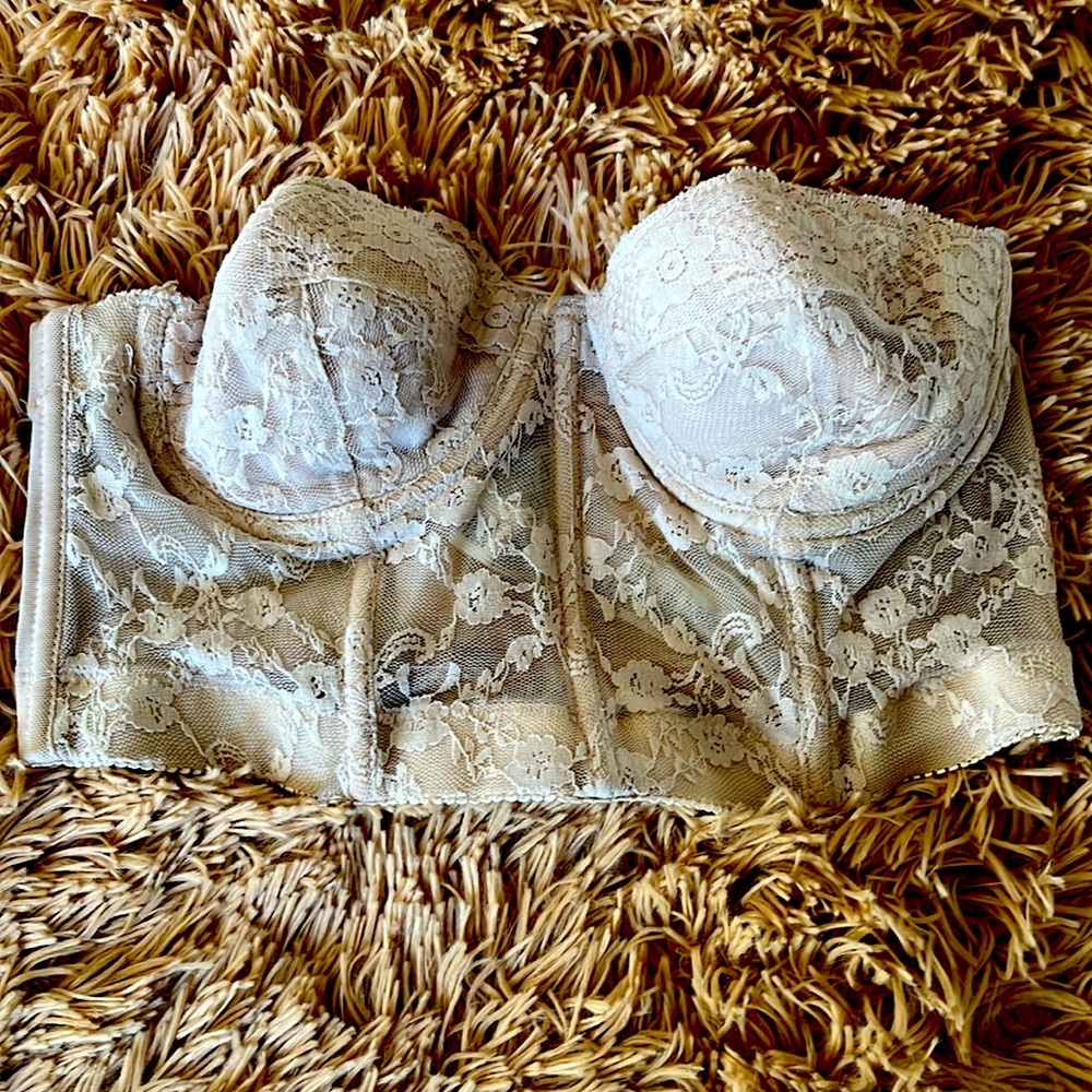 Forever 21 lace bustier corset bra